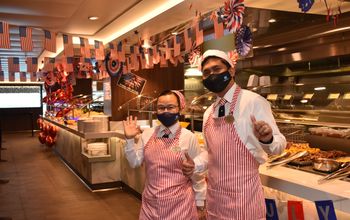 Fourth of July Favorites at the NCL Celebration Buffet.