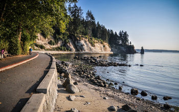 Stanley Park Seawall in Vancouver, British Columbia