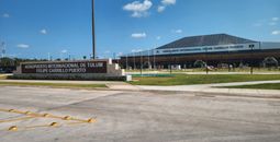 Exterior view of Tulum's New Felipe Carrillo Puerto International Airport.