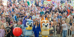 Tourism & Events Queensland, keepy uppy, bluey, brisbane, 
