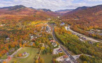 Kancamagus Highway through Lincoln, New Hampshire