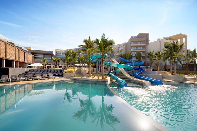 Hard Rock Hotel Los Cabos: Los Cabos, México water park, family fun, swim, swimming, resort, all inclusive, family friendly, pool, slide, international, luxury