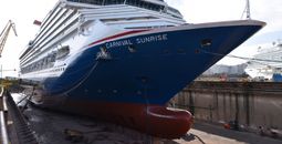 Carnival Sunrise has returned to service after a dry dock in Spain