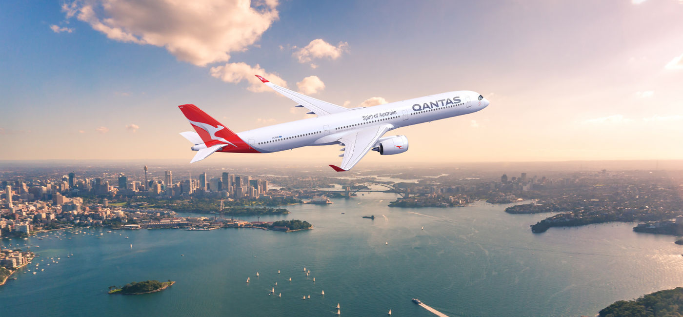 Image: Qantas will fly the world's longest non-stop route from Sydney to London with a modified A350-1000 aircraft. (Photo Credit: Qantas Airway)