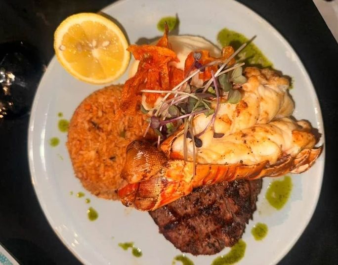 Surf & Turf at Turquoise Grill on the Terrace, Alexandra Resort Surf & Turf at Turquoise Grill on the Terrace, Alexandra Resort