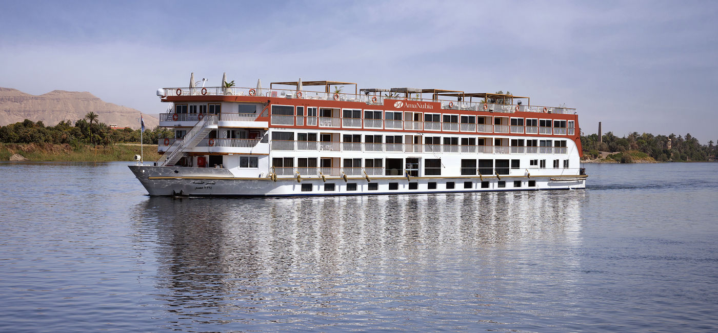 Image: Rendering of the AmaNubia, a Nile River ship debuting November, 2026. (Photo Credit: AmaWaterways)