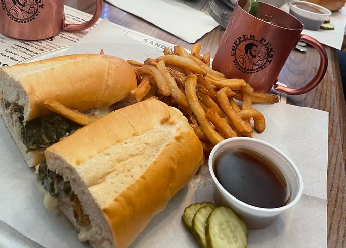 Copper Penny, Wilmington, North Carolina, sandwich, food