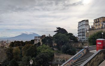 Naples panorama with Vesuvius