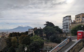 Naples panorama with Vesuvius