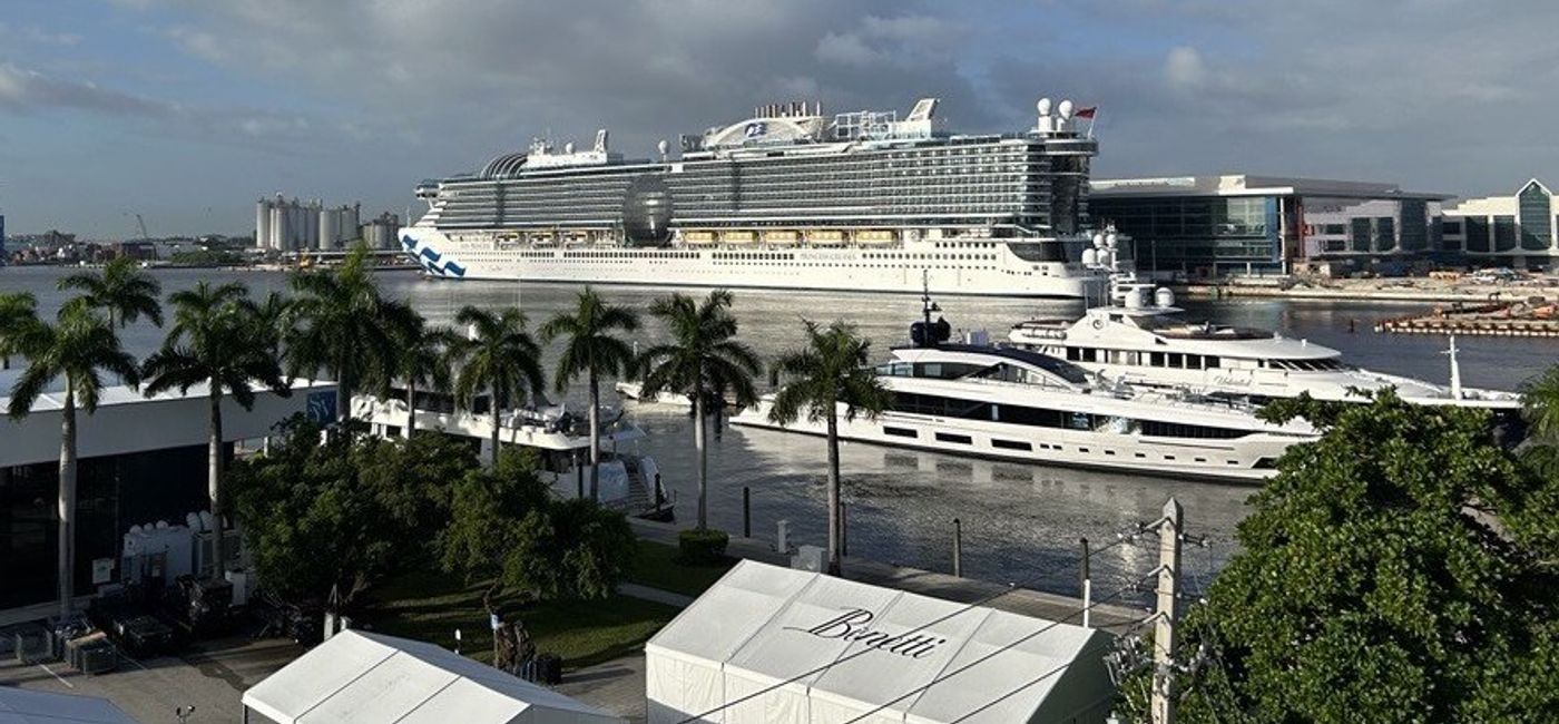 Image: Princess Cruises' Sun Princess docked in Fort Lauderdale, Florida. (Photo Credit: Princess Cruises)