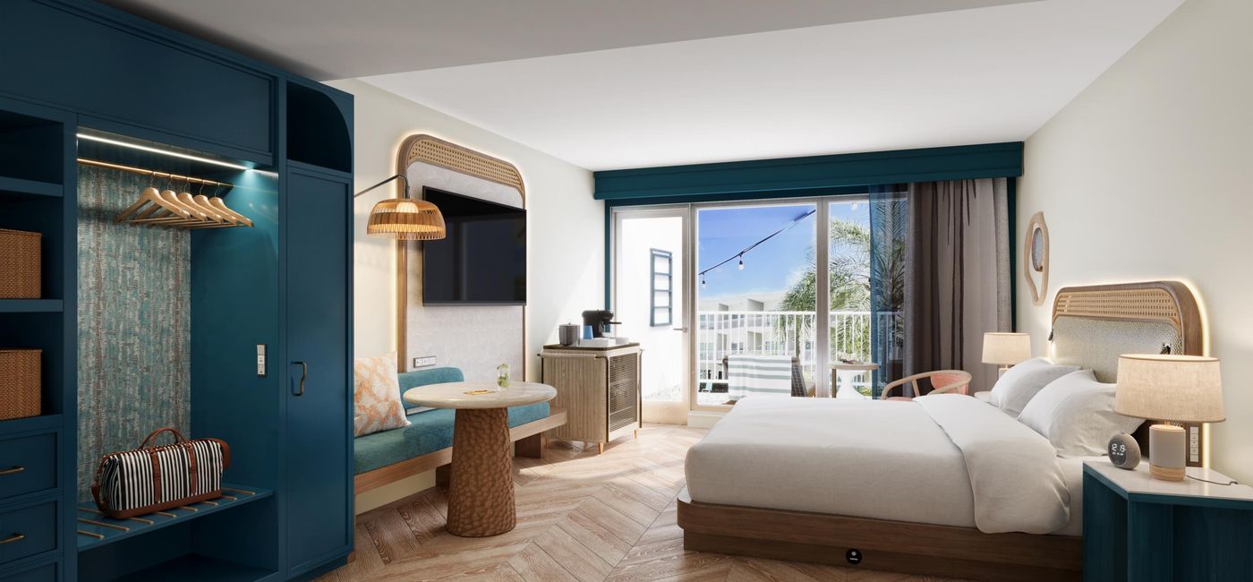 Image: King Cabana guestroom view at Hyatt Centric San Juan Isla Verde. (Photo Credit: Hyatt Hotels Corporation Media)