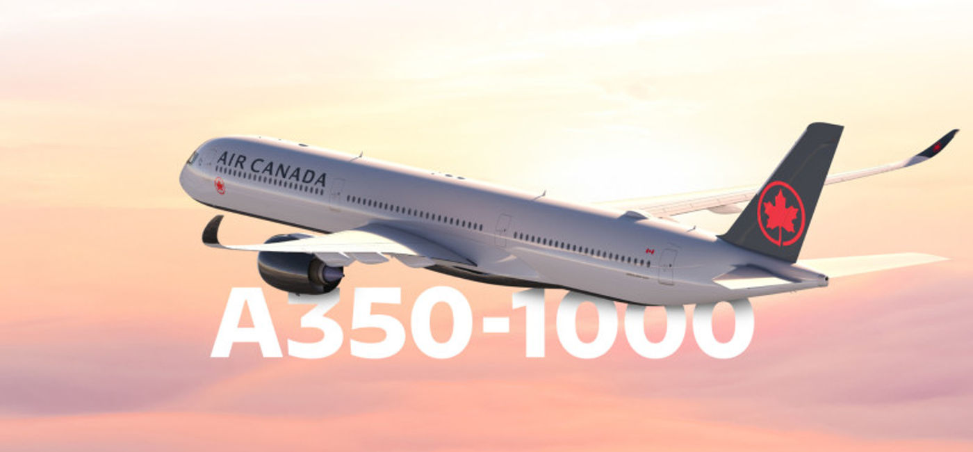 Image: Air Canada Airbus A350-1000 widebody aircraft (Photo Credit: Air Canada)