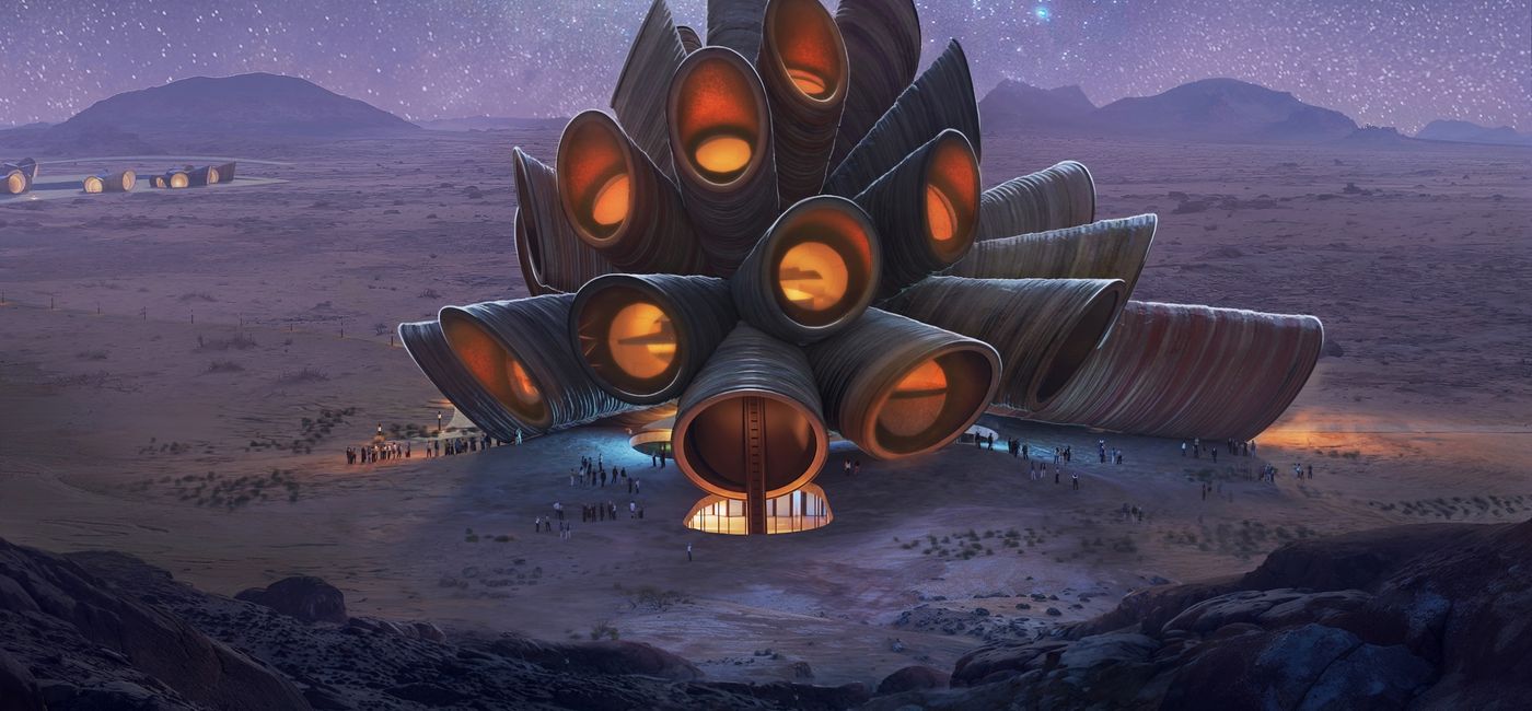 Image: A rendering of AlUla Manara (Source: Saudi Tourism Authority)