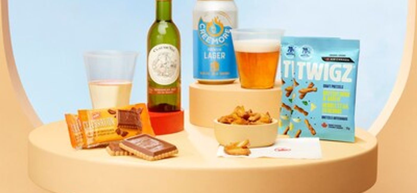 Image: Air Canada is adding free premium snacks on all flights, and adding free alcoholic drinks on Canada/US flights through end of year. (Photo Credit: Air Canada)