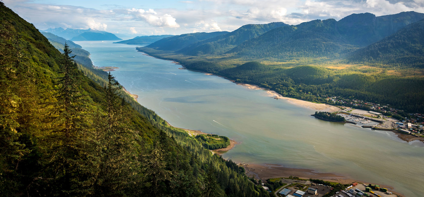 Image: Mountain landscape in Juneau, Alaska. (photo via chaolik/iStock/Getty Images Plus)