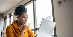 Travel advisor working from the home office