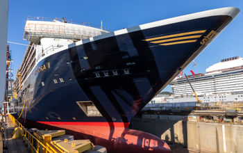 Explora II at the float-out ceremony. Sept. 6, 2023