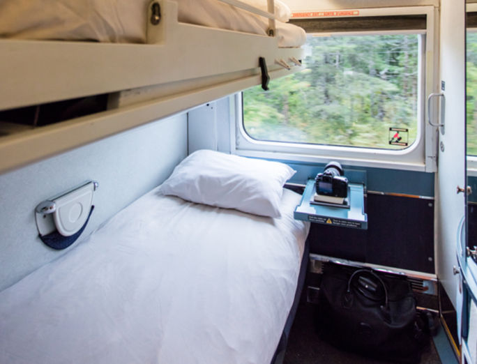 Via Rail Ocean sleeper car