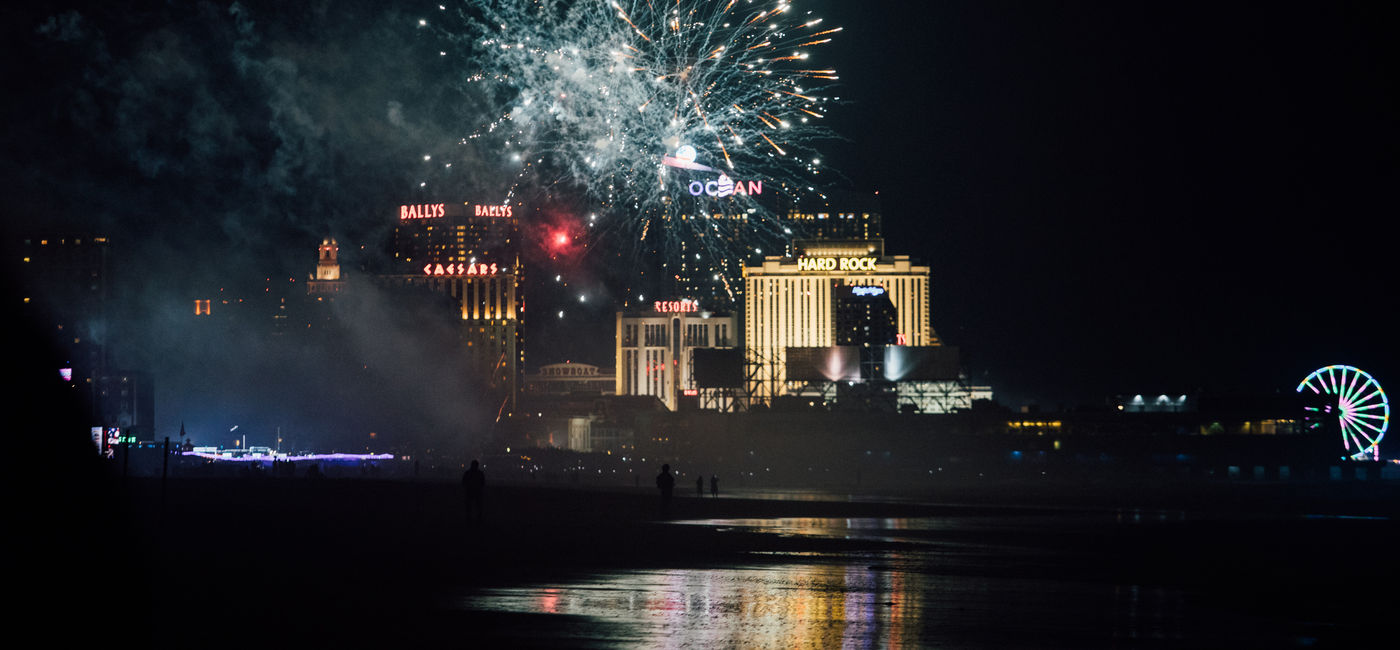 Image: Fireworks explode over Atlantic City, New Jersey in 2021. (Photo Credit: Visit Atlantic City)