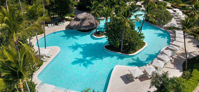 Impressive Resorts pool in Punta Cana Impressive Resorts pool in Punta Cana