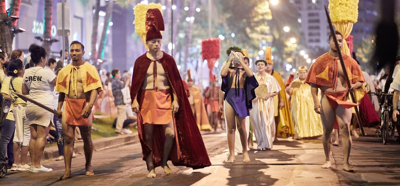 Image: PHOTO: Waikiki Hoolaulea street party. (Photo via Aloha Festivals)