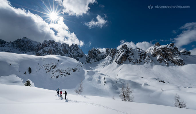 Dolomite Mountains, ski destinations, skiing, ski trekking, adventure travel