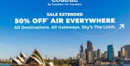 50% Off Air Everywhere on Every Collette Tour - Extended