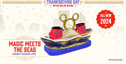 A rendering of Disney Cruise Line's new Macy's Thanksgiving Day Parade float
