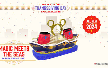 A rendering of Disney Cruise Line's new Macy's Thanksgiving Day Parade float