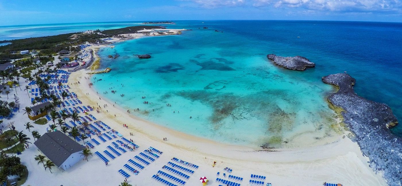 Image: L'île privée de Norwegian, Great Stirrup Cay (Source: Norwegian Cruise Line)