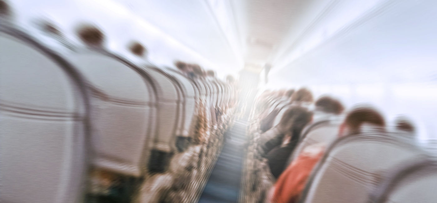 Image: Plane shakes during turbulence. (Photo Credit: diy13 / Adobe Stock)
