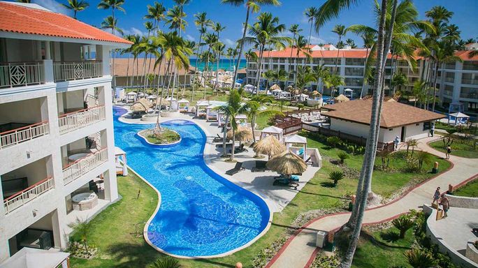 The all-suite Majestic Mirage resort in Punta Cana, Dominican Republic. (Photo via Majestic Resorts) Majestic Mirage, Punta Cana, Dominican Republic, Majestic Resorts, all-inclusive, luxury, resort, Caribbean