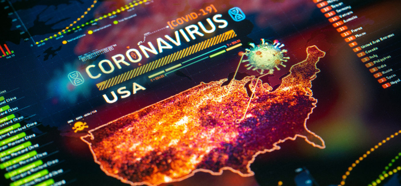 Image: Dashboard of COVID-19 pandemic in the U.S. (Photo via iStock/Getty Images Plus/da-kuk)