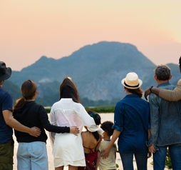 Multi-generational travel family, group,