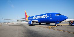 Southwest Airplane (Photo via Southwest)