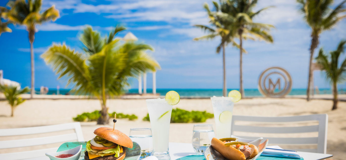 Image: Majestic Elegance Costa Mujeres Beach Grill (Photo Credit: Majestic Resorts)