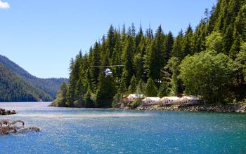 Clayoquot Wilderness Lodge, Clayoquot Sound, Vancouver Island, Canada, helicopter