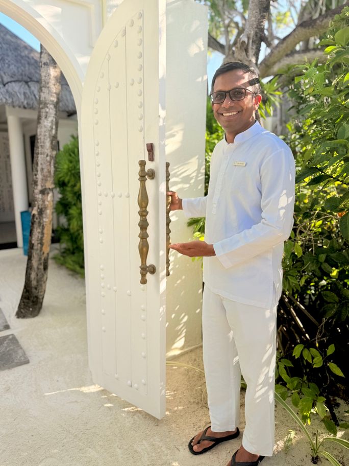 Dr. Anand Prayaga, director of the spa at Four Seasons Kuda Huraa in Maldives