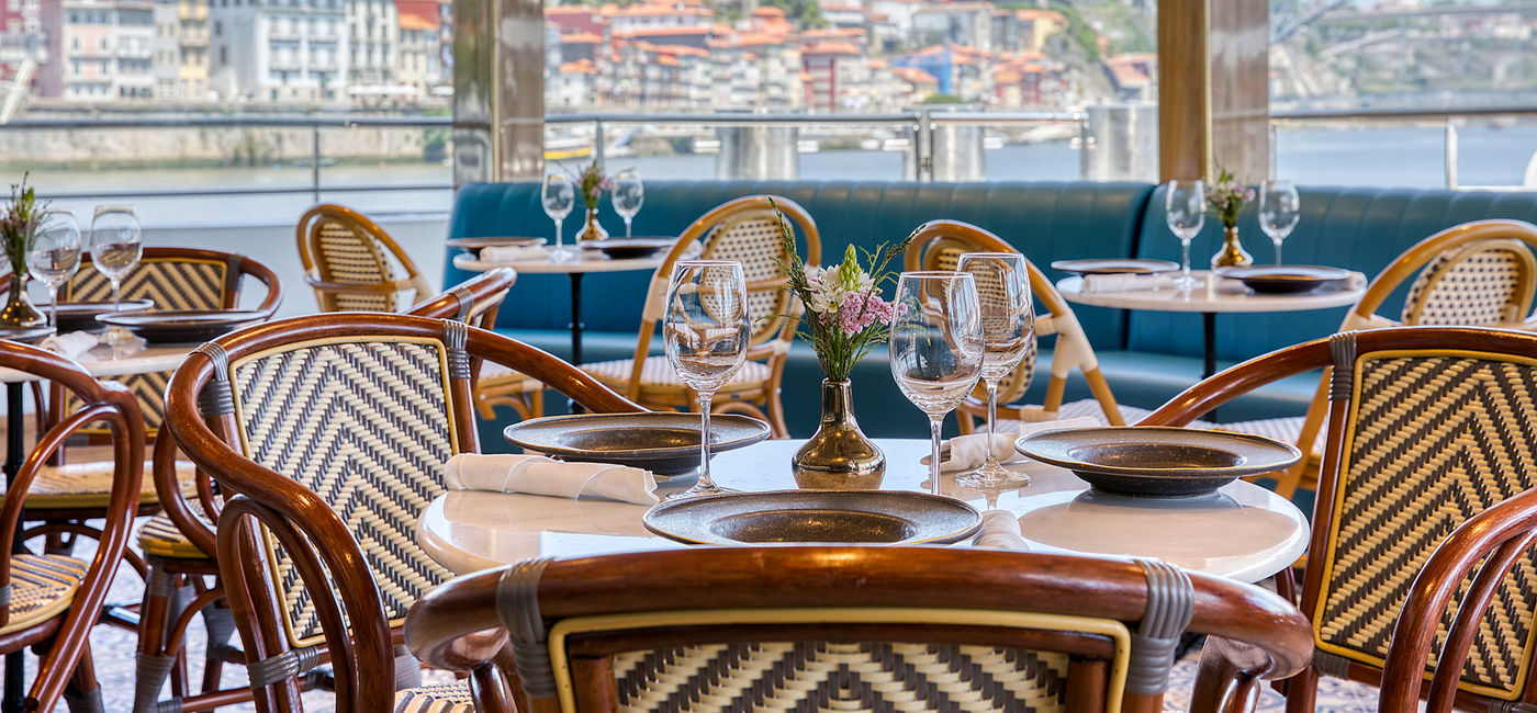 Image: The Bistro onboard the S.S. São Gabriel. (Photo Credit: Uniworld Boutique River Cruises)