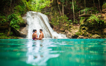 A couple in Jamaica