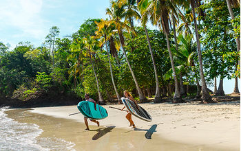 Stand up paddle at Boca Chica, Gamez Island 