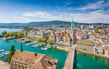 City Center in Zurich, Switzerland.