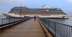 Regent Seven Seas Explorer at Alaska’s Icy Strait Point.