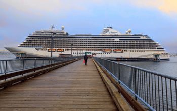 Regent Seven Seas Explorer at Alaska’s Icy Strait Point.