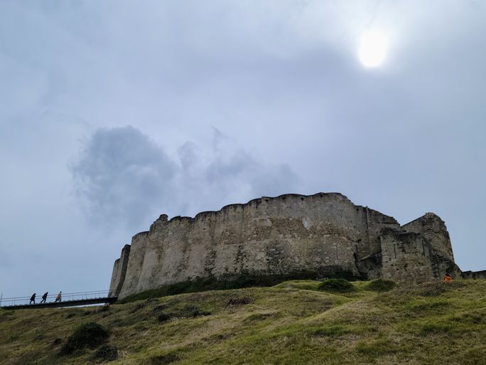 The ruins of Chateau Gaillard in Les Andelys, constructed in 1196. Lacey Pfalz, Les Andelys, Chateau Gaillard, france, Normandy, normandy attractions, chateau