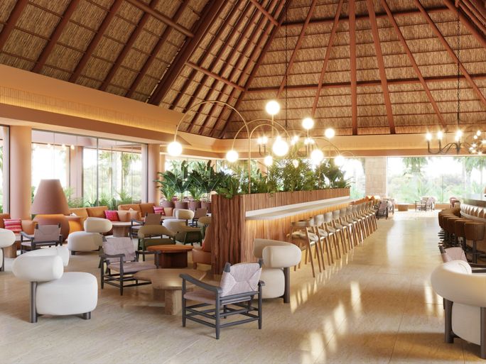 Lobby Bar at Bahia Principe Grand Tequila Hotel Lobby Bar at Bahia Principe Grand Tequila Hotel