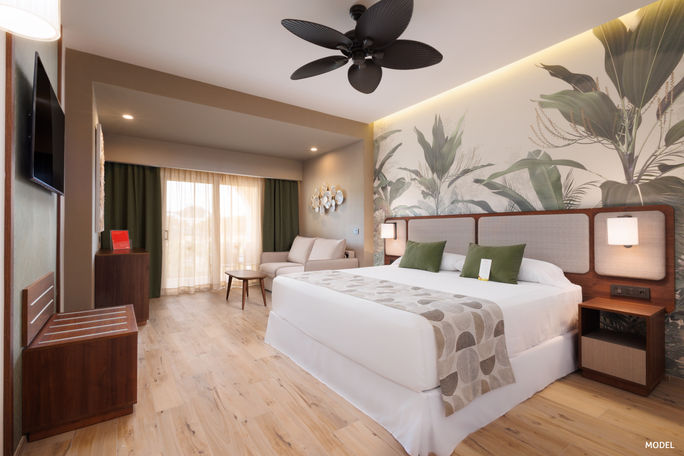 A renovated room at Riu Guanacaste