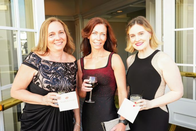 From left: Mary Pat Sullivan, Natasha Lair and Emma Weissmann at the annual Wave Awards in California. From left: Mary Pat Sullivan, Natasha Lair and Emma Weissmann at the annual Wave Awards in California.