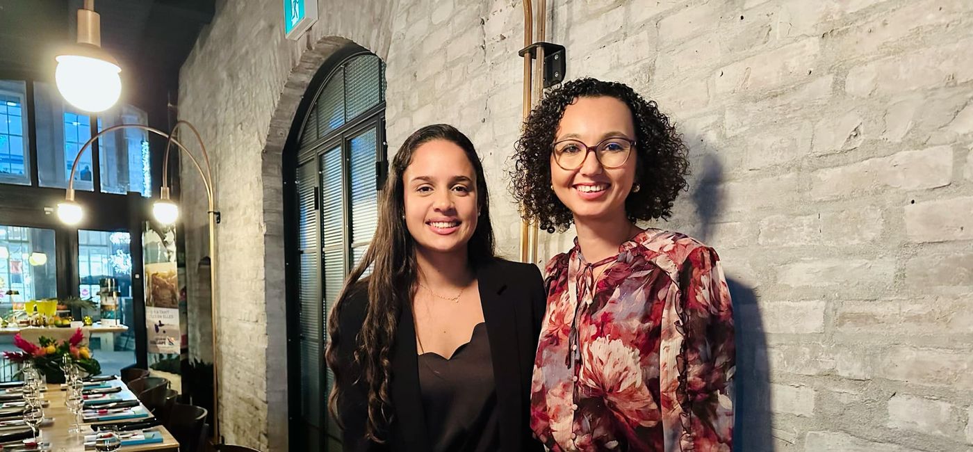 Image: Déborah Coffre, gestionnaire de projet, Canada, et Matilda Maréchaux, Chargée de communication & Relations presse pour le Comité du Tourisme des Îles de Guadeloupe (CTIG)