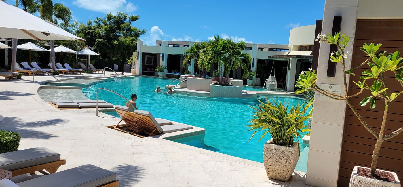 Image: The Turks and Caicos is poised for record-breaking visitor arrivals in 2025, say officials. At the Shore Club luxury resort. (Photo by Brian Major)